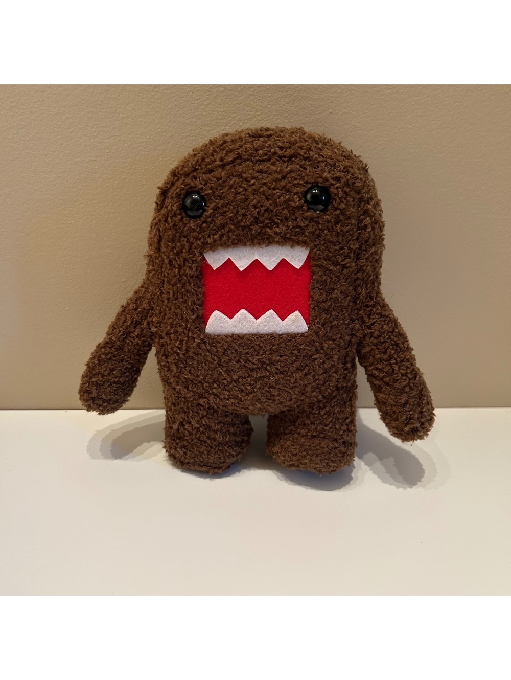 Domo Kun 10" Brown Plush NHK-TYO 1998 - 2013 Big Tent Entertainment Kellytoy